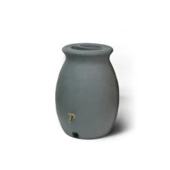 Baril De Pluie Décoratif Castilla, 50 Gallons, Anthracite