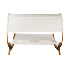 Lit De Repos Avec Auvent, 78,74'' X 67'', Oléfine, Brun 9 Lit De Repos Avec Auvent, 78,74'' X 67'', Oléfine, Brun -Outsunnies Boutique 330670730 AlternateImage5 l