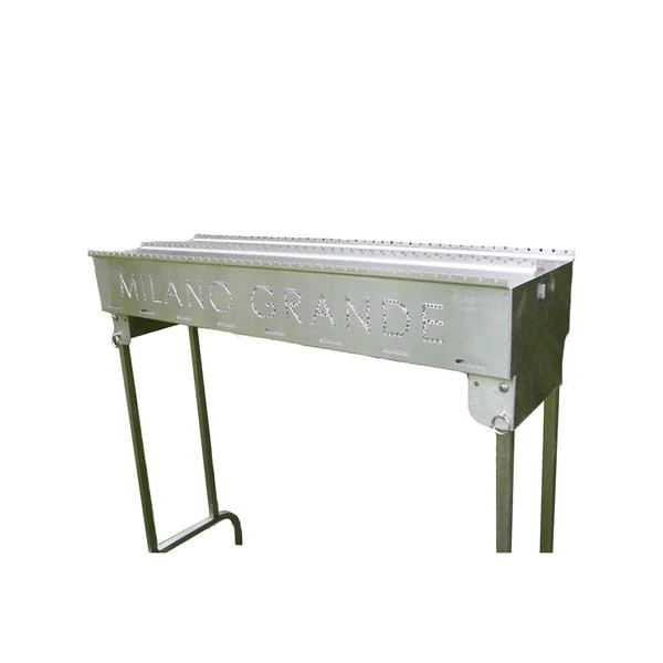 Barbecue Au Charbon De Bois Milano Grande, Acier Inoxydable 3 Barbecue Au Charbon De Bois Milano Grande, Acier Inoxydable