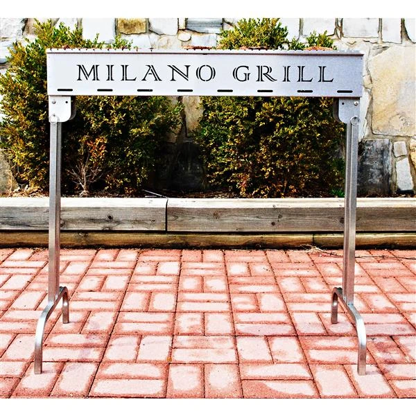 Barbecue Au Charbon De Bois Milano Grill, Acier Inoxydable 5 Barbecue Au Charbon De Bois Milano Grill, Acier Inoxydable – Image 3