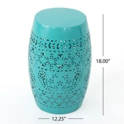 Table D'appoint Extérieure Amethyst De Best Selling Home Decor, 12,25 Po X 18 Po, Sarcelle -Outsunnies Boutique 330701612 AlternateImage2 l