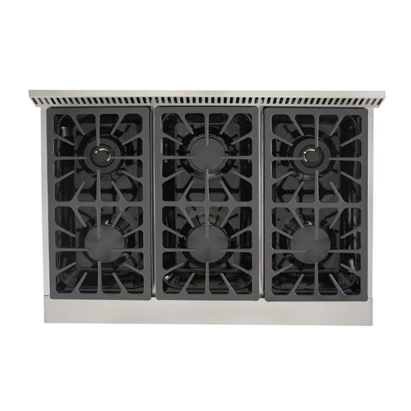 Cuisinière Avec Brûleurs Scellés KUCHT, Gaz Propane, 36 Po, Boutons Argentés Classiques 7 Cuisinière Avec Brûleurs Scellés KUCHT, Gaz Propane, 36 Po, Boutons Argentés Classiques – Image 5