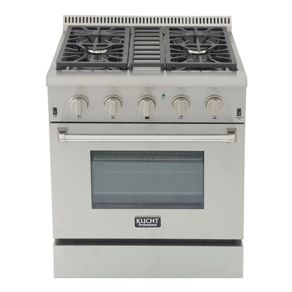 Cuisinière Bi-combustible à 4 Bruleurs Professional KUCHT Pour Gas Propane, 30 Po, Acier Inoxydable 5 Cuisinière Bi-combustible à 4 Bruleurs Professional KUCHT Pour Gas Propane, 30 Po, Acier Inoxydable – Image 3