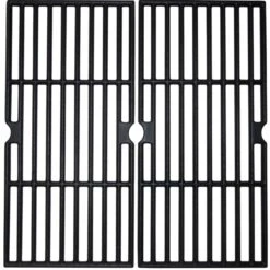 Grille De Cuisson Music City Metals En Fonte Mate Pour Barbecue Backyard Grill, 16.56 Po X 16 Po, 2 Pcs