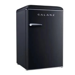 Mini-réfrigérateur Galanz à Une Porte, Noir, 4,4 Pi³