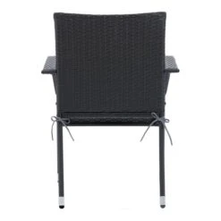 Ensemble De Fauteuils Empilables Parksville De CorLiving, Fini Noir, 2 Pièces -Outsunnies Boutique 330735272 AlternateImage4 l