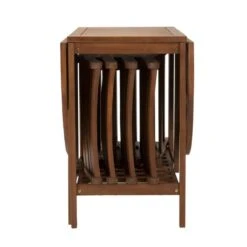 Ensemble à Dîner 5 Pièces Avec Rangement Cosco Outdoor, Brun -Outsunnies Boutique 330748962 AlternateImage6 l