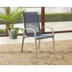 Chaises à Dîner Paloma, Bleu Marin, 6 Mcx