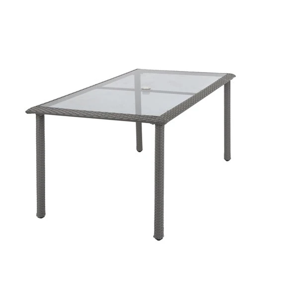 Table à Manger Lakewood De Cosco Outdoor Living, 35,83 Po X 63,39 Po, Gris 6 Table à Manger Lakewood De Cosco Outdoor Living, 35,83 Po X 63,39 Po, Gris – Image 4
