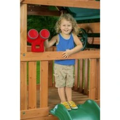 Ensemble De Jeu Extérieur Mountain View Lodge De Creative Cedar Designs, Toit En Bois/accessoires Rouges 10 Ensemble De Jeu Extérieur Mountain View Lodge De Creative Cedar Designs, Toit En Bois/accessoires Rouges -Outsunnies Boutique 330763339 AlternateImage3 l