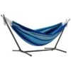 Hamac Double Brazilian De Vivere Avec Support En Acier, Bleu