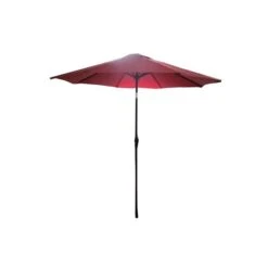 Parasol De Marché Henryka, Inclinable, 9 Pi, Rouge