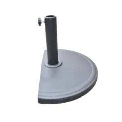 Demi Base De Parasol Henryka, Plastique, Noir