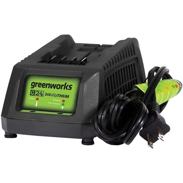 Chargeur Rapide De Batterie Au Lithium-ion Greenworks, 24 Volts 3 Chargeur Rapide De Batterie Au Lithium-ion Greenworks, 24 Volts