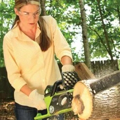 Scie à Chaîne Sans Fil Greenworks, 40 Volts, Guide-chaîne De 16 Po (outil Seulement) -Outsunnies Boutique 330766365 AlternateImage4 l