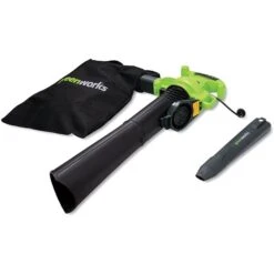 Souffleur/aspirateur électrique Greenworks à Vitesse Variable, 12 Amp, 235 Mi/h