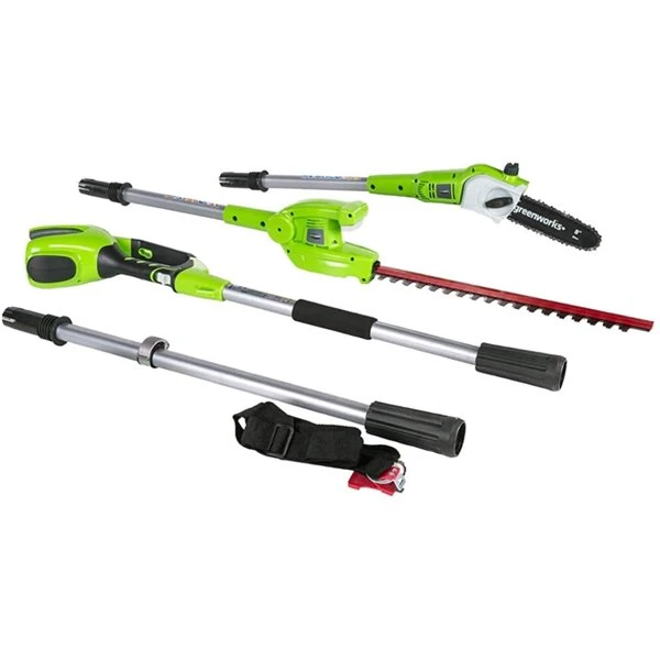 Scie à élaguer Sans Fil Greenworks Avec Accessoires Taille-haie, 40 Volts, Guide-chaîne De 8,5 Po (outil Seulement) 3 Scie à élaguer Sans Fil Greenworks Avec Accessoires Taille-haie, 40 Volts, Guide-chaîne De 8,5 Po (outil Seulement)