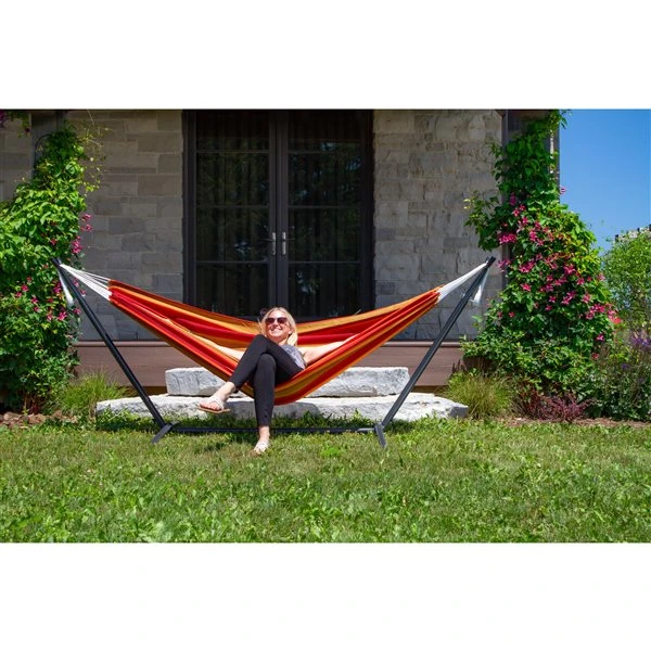 Hamac Sunbrella De Vivere Avec Support, Sunset 4 Hamac Sunbrella De Vivere Avec Support, Sunset – Image 2