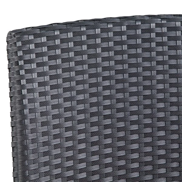 Ensemble De Causeuses En Osier Whylie, 2 Coussins, Bleu, 3 Pcs 6 Ensemble De Causeuses En Osier Whylie, 2 Coussins, Bleu, 3 Pcs – Image 4