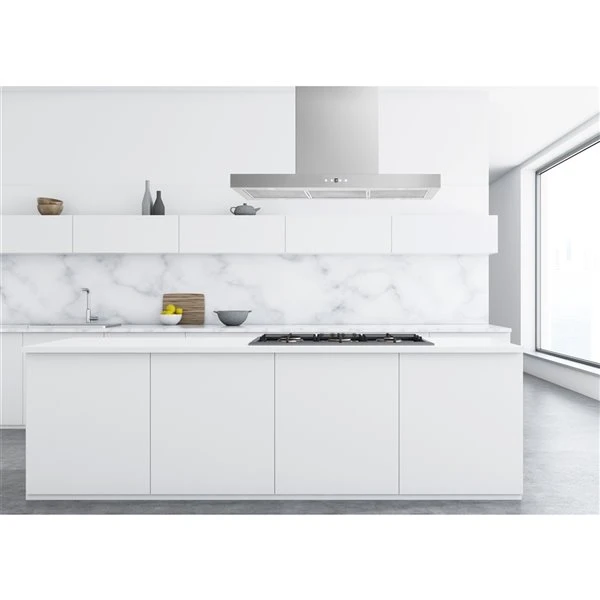 Hotte Pour Ilot De Cuisine Idaho D'AVG, 900 PCM, 36 Po, Acier Inoxydable 7 Hotte Pour Ilot De Cuisine Idaho D'AVG, 900 PCM, 36 Po, Acier Inoxydable – Image 5