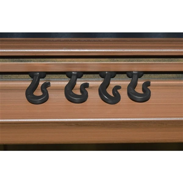 Crochets Pour Gazebo De F. Corriveau International, Noir, 25 Mcx 4 Crochets Pour Gazebo De F. Corriveau International, Noir, 25 Mcx – Image 2