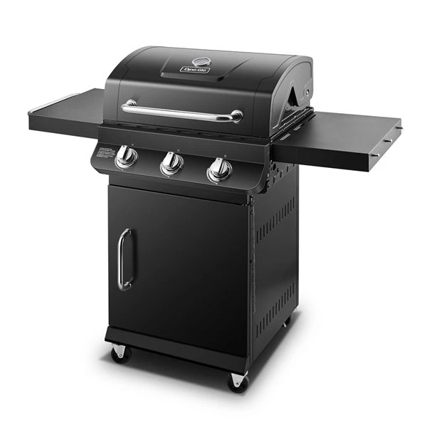 Barbecue Au Gaz Propane à Trois Brûleurs Dyna-Glo, 36 000 BTU, Noir 4 Barbecue Au Gaz Propane à Trois Brûleurs Dyna-Glo, 36 000 BTU, Noir – Image 2