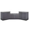 Cuisine Extérieure Modulaire NewAge Products Avec Housse 4 Saisons, 129.75 Po X 36,5 Po, Gris Ardoise, 3 Pièces -Outsunnies Boutique 330771777 MainImage 001 l
