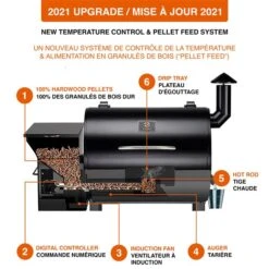 Z GRILLS ZPG-7002B Barbecue à Granulés De Bois Et Fumoir 8-en-1 De 694 Po² Noir -Outsunnies Boutique 330771897 AlternateImage3 l