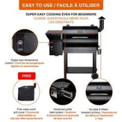 Z GRILLS ZPG-7002B Barbecue à Granulés De Bois Et Fumoir 8-en-1 De 694 Po² Noir -Outsunnies Boutique 330771897 AlternateImage4 l