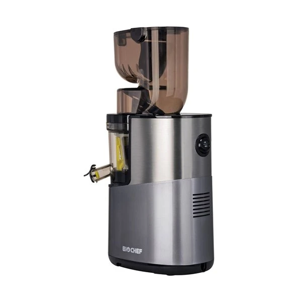 Extracteur De Jus Vertical Atlas Pro De BioChef, Pressage à Froid, 200 Oz, 300 Watts, Argent 4 Extracteur De Jus Vertical Atlas Pro De BioChef, Pressage à Froid, 200 Oz, 300 Watts, Argent – Image 2