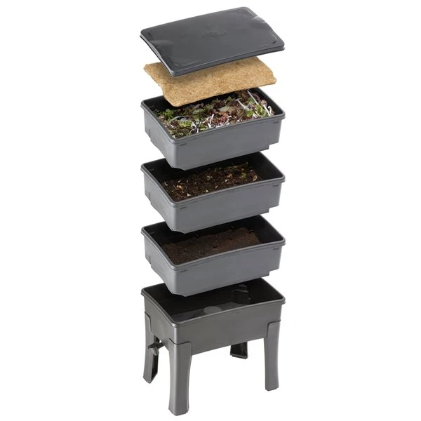 Ensemble De Démarrages Worm Compost Worm Farm De Tumbleweed, 77 L 4 Ensemble De Démarrages Worm Compost Worm Farm De Tumbleweed, 77 L – Image 2