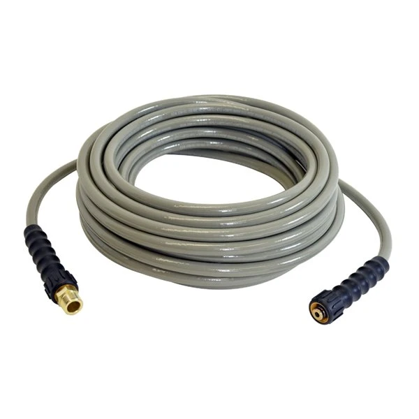 Boyau D'extension/de Remplacement Pour Nettoyeur à Haute Pression De Simpson, 5/16 Po X 40 Pi X 3700 Lb/po², Gris 3 Boyau D'extension/de Remplacement Pour Nettoyeur à Haute Pression De Simpson, 5/16 Po X 40 Pi X 3700 Lb/po², Gris