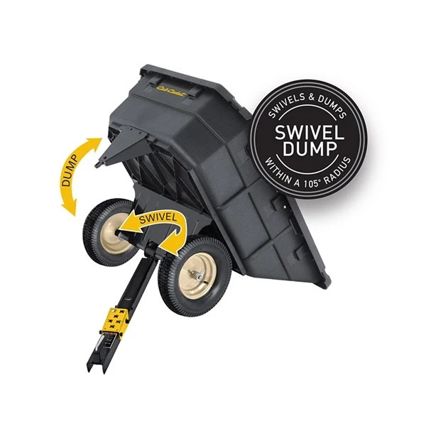 Remorque à Benne Basculante En Polymère De 15 Pieds³ Par Cub Cadet 4 Remorque à Benne Basculante En Polymère De 15 Pieds³ Par Cub Cadet – Image 2