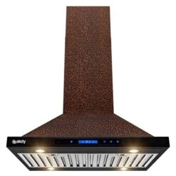 Hotte Convertible Pour îlot En Cuivre Repoussé 30 Po De AKDY