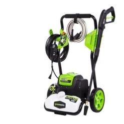 Nettoyeur Haute Pression électrique à Eau Froide Greenworks GPW, 1 800 Lb/po², 1,1 Gal/min