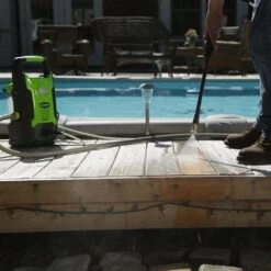 Nettoyeur Haute Pression électrique à Eau Froide Greenworks, 1 500 Lb/po², 1,2 Gal/min 11 Nettoyeur Haute Pression électrique à Eau Froide Greenworks, 1 500 Lb/po², 1,2 Gal/min -Outsunnies Boutique 330825078 AlternateImage4 l