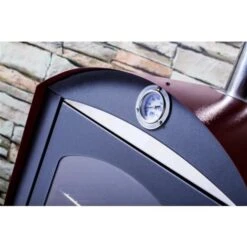 Four à Pizza Au Bois En Acier Inoxydable Et Brique Réfractaire Piccolo De Clementi, 18 Po X 20 Po, Rouge -Outsunnies Boutique 330842762 AlternateImage1 l