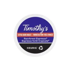 Keurig® Ensemble De 96 Capsules De Café K-Cup Par Keurig De Espresso Forêt Tropicale De Timothy's
