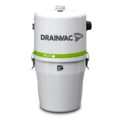 Aspirateur Central Blanc à Usage Résidentiel Par Drainvac, 17 L