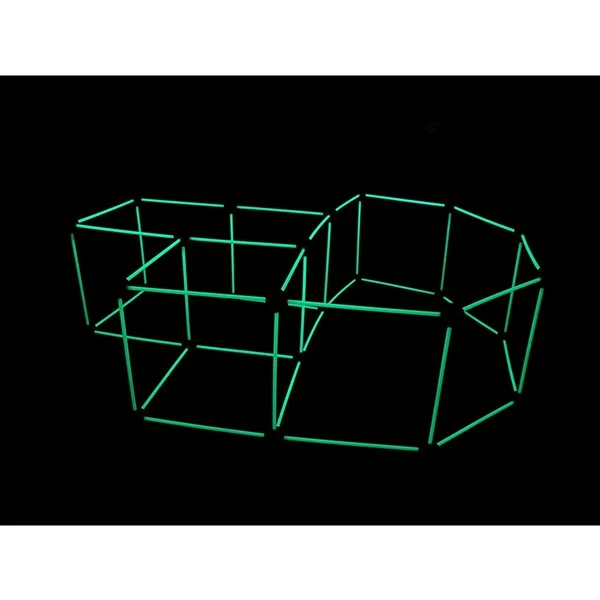 Ensemble De Construction De Fort Funphix Phosphorescent Vert, 77 Mcx 7 Ensemble De Construction De Fort Funphix Phosphorescent Vert, 77 Mcx – Image 5