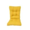 Coussin Jaune Bozanto Inc. Pour Chaise De Patio à Dossier Haut