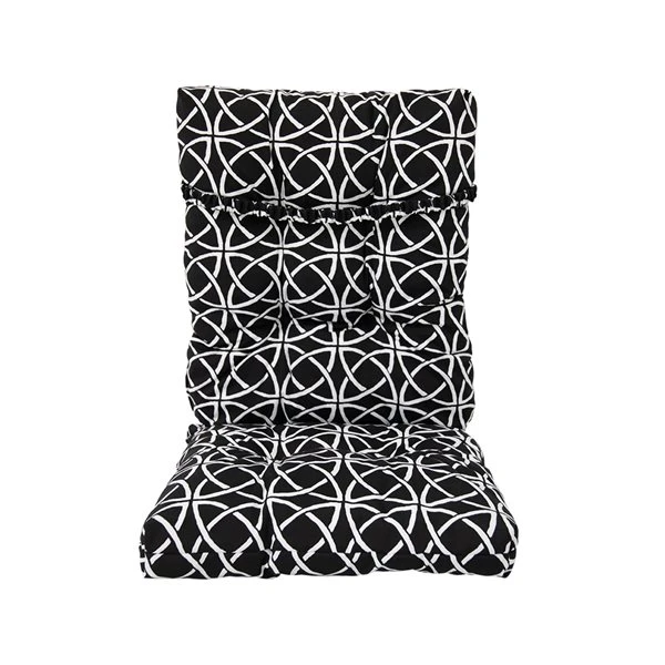 Coussin Noir Bozanto Inc. Pour Chaise De Patio à Dossier Haut 4 Coussin Noir Bozanto Inc. Pour Chaise De Patio à Dossier Haut – Image 2