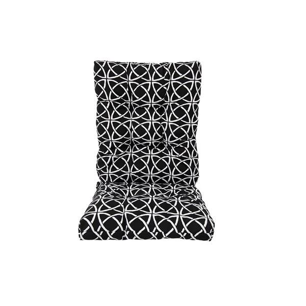 Coussin Noir Bozanto Inc. Pour Chaise De Patio à Dossier Haut 3 Coussin Noir Bozanto Inc. Pour Chaise De Patio à Dossier Haut