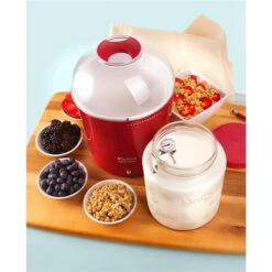 Yogourtière Euro Cuisine Pour Yogourt Et Yogourt Grec, Rouge 9 Yogourtière Euro Cuisine Pour Yogourt Et Yogourt Grec, Rouge -Outsunnies Boutique 330879718 AlternateImage3 l