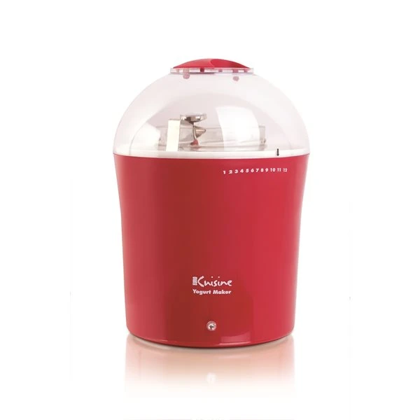 Yogourtière Euro Cuisine Pour Yogourt Et Yogourt Grec, Rouge 3 Yogourtière Euro Cuisine Pour Yogourt Et Yogourt Grec, Rouge