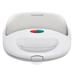 Machine à Sandwich Et Panini Antiadhésive Brentwood, 9,75 po L X 9,75 po L, Blanc