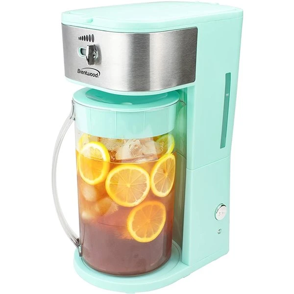 Machine à Café Et Thé Glacé Brentwood, Capacité De 8 Tasses, Bleu 3 Machine à Café Et Thé Glacé Brentwood, Capacité De 8 Tasses, Bleu