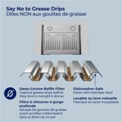 Hotte De Cuisine Murale Hauslane Convertible En Acier Inoxydable De 30 Po 9 Hotte De Cuisine Murale Hauslane Convertible En Acier Inoxydable De 30 Po -Outsunnies Boutique 330895970 AlternateImage2 l