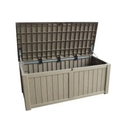 Coffre De Rangement Pour La Terrasse Outsunny En Plastique Gris De 56 Po X 26 Po, 76,6 Gal -Outsunnies Boutique 330896319 AlternateImage6 l