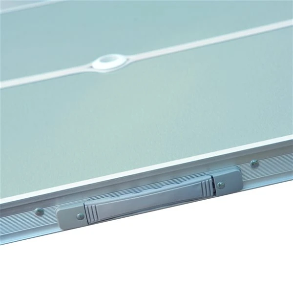 Table De Pique-nique Pliante Par Outsunny Rectangulaire En Bois Argent De 35,43 Po 6 Table De Pique-nique Pliante Par Outsunny Rectangulaire En Bois Argent De 35,43 Po – Image 4